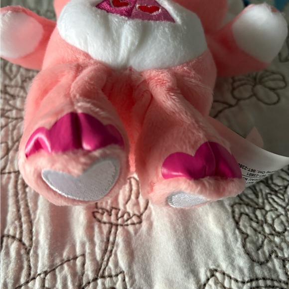 Pink Elephant Plush with Heart Design - Picture 4 of 6
